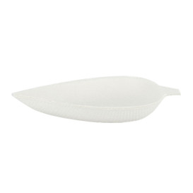 Suikerriet mini bord Vierkant wit 6,5x6,5 cm (50 stuks)