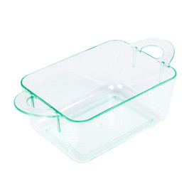 Plastic Container PS met handgrepen groen 9,6x5x3,5cm (576 stuks)