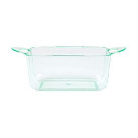 Plastic Container PS met handgrepen groen 9,6x5x3,5cm (576 stuks)