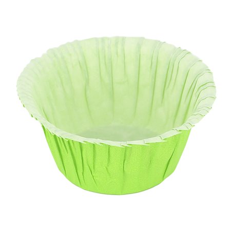 Cupcake vorm voering groen 4,9x3,8x7,5cm (500 stuks) 