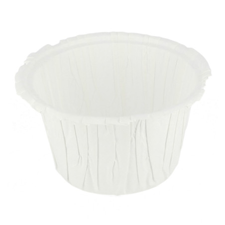 Cupcake vorm voering wit 4,7x3,8x6cm (3300 stuks)