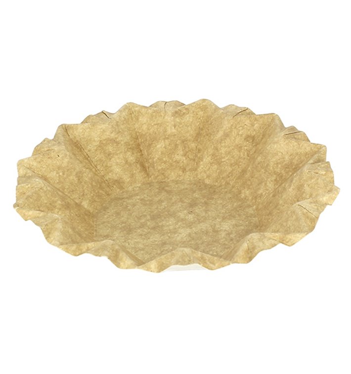 Papieren Diep Bord Kraft “Flower” Ø16cm 245g/m² (50 stuks) Papieren Diep Bord Kraft “Flower” Ø16cm 245g/m² (50 stuks)