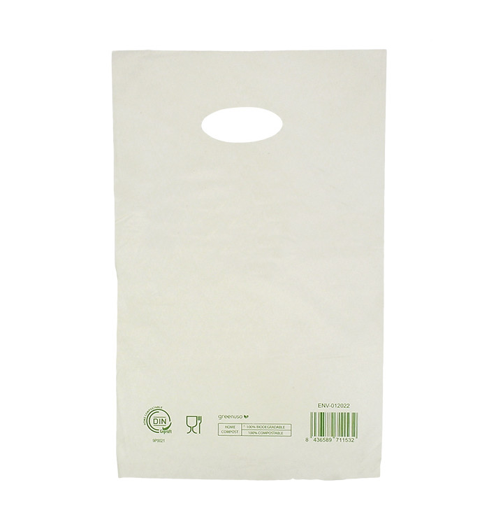 Zak met gestanst handvat Home Compost “Classic” 20x33cm (100 stuks) Zak met gestanst handvat Home Compost “Classic” 20x33cm (100 stuks)