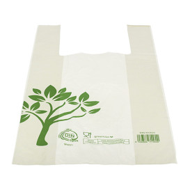 Hemddraagtassen Home Compost “Be Eco!” 30x40cm (100 stuks)