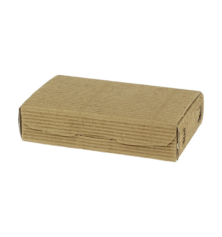 Papier bakkerij doos kraft 11x6,5x2,5cm 100g (600 stuks) Papier bakkerij doos kraft 11x6,5x2,5cm 100g (600 stuks)
