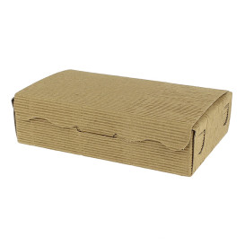 Papier bakkerij doos kraft 17x10x4,2cm 500g (100 stuks)