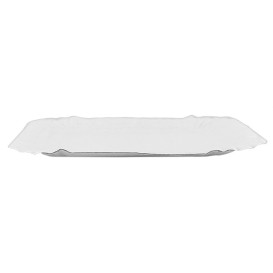 Papieren dienblad Vierkant wit 13x13cm (100 stuks) 