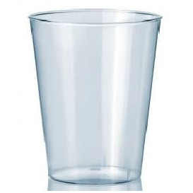 Plastic PS beker transparant 180 ml (50 stuks)