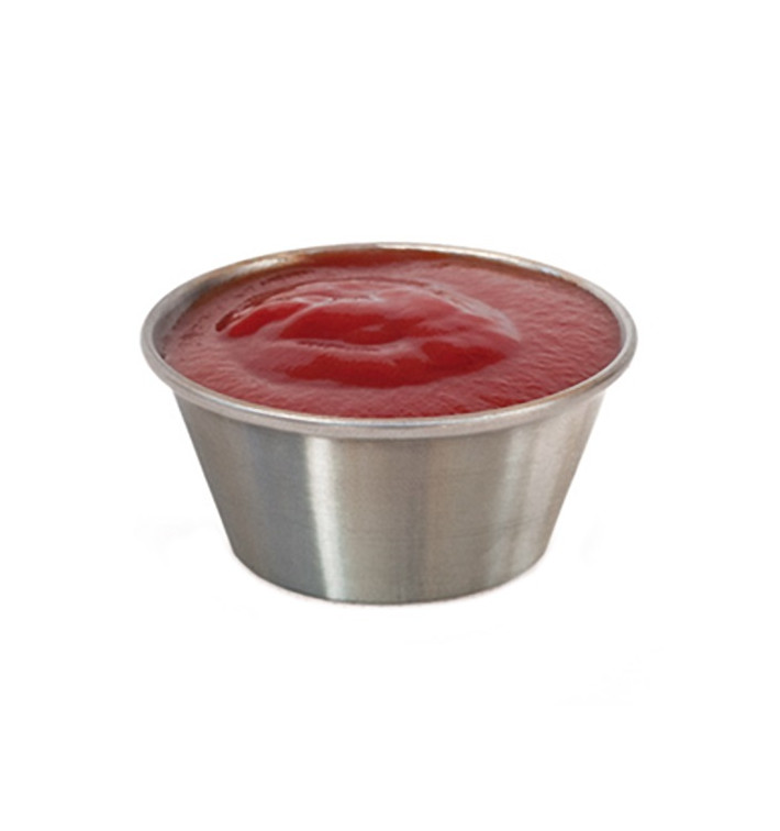 Sauce beker Roestvrij 45ml (12 stuks) Sauce beker Roestvrij 45ml (12 stuks)