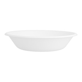 Suikerriet bord diep wit Ø16 cm (1000 stuks)