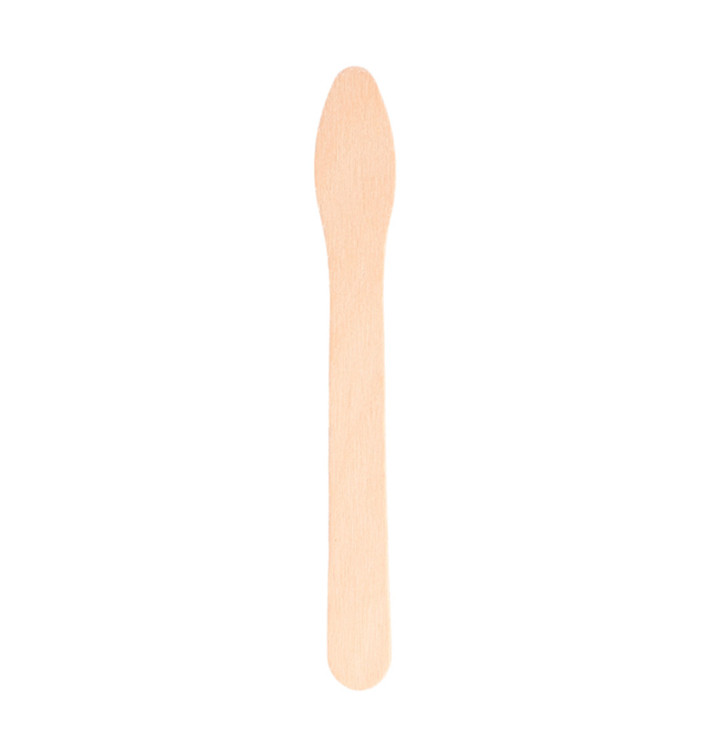 Houten theelepel Plat 12,5cm (50 stuks) Houten theelepel Plat 12,5cm (50 stuks)