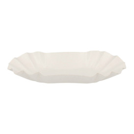 Kartonnen Snackbakjes Ovaal 16,5x10x3,5cm (2000 stuks)