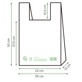 Hemddraagtassen Home Compost “Classic” 35x50cm (100 stuks)