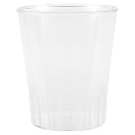Plastic PS proefbeker transparant 60ml (20 stuks)