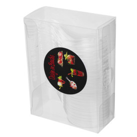 Plastic Proeving lepel PS transparant 12 cm (100 stuks) 