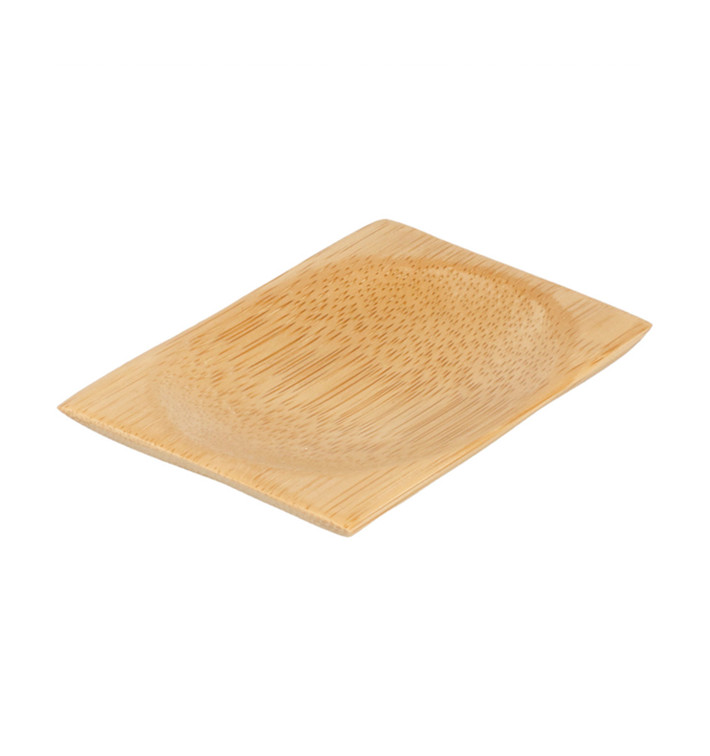 Bamboe proeving bord 6x8cm (50 stuks) Bamboe proeving bord 6x8cm (50 stuks)