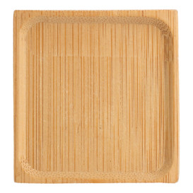 Bamboe proeving bord Vierkant 6x6cm (1200 stuks)