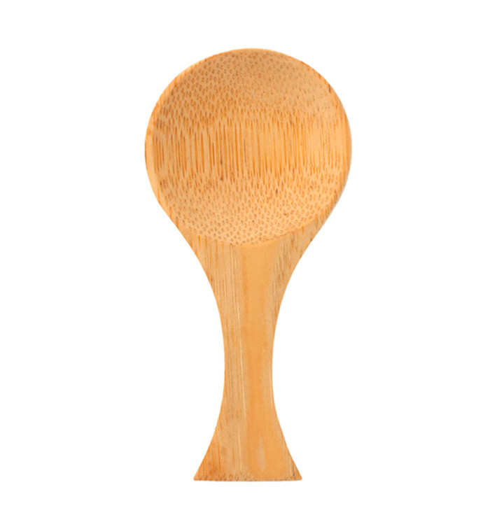 Bamboe proeving lepel Tenis 9cm (1000 stuks) Bamboe proeving lepel Tenis 9cm (1000 stuks)