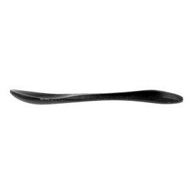 Bamboe theelepel zwart 9cm (50 stuks) 