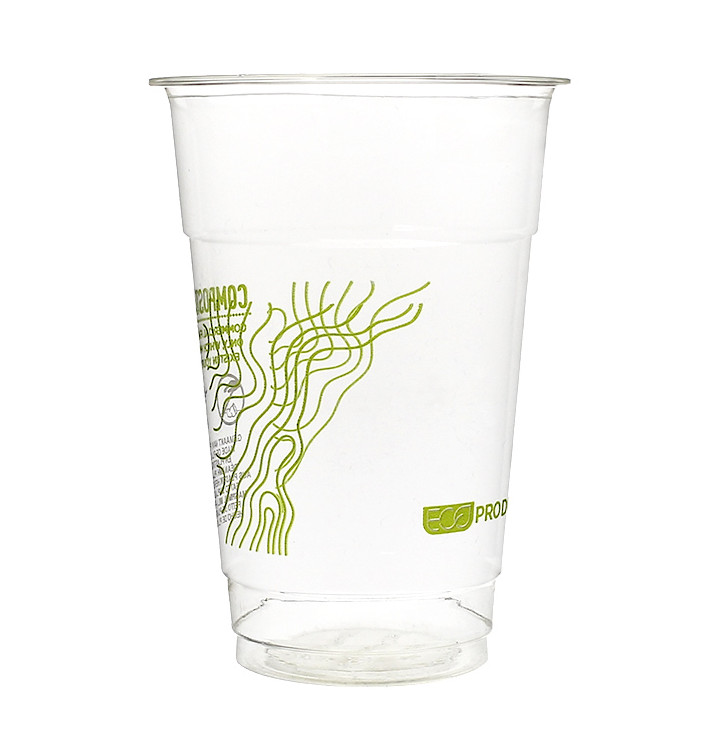 Stof gebaseerd op Maizena PLA beker "groen Stripe" 295ml (50 stuks) Stof gebaseerd op Maizena PLA beker "groen Stripe" 295ml (50 stuks)