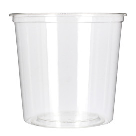 Tub Deli Container PLA transparant Compostable 720ml (50 Stuks) 