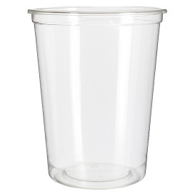 Tub Deli Container PLA transparant Compostable 960ml (600 Stuks) 