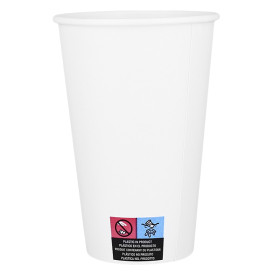 Papieren beker wit ECO 16Oz/480ml Ø9cm (1.000 Stuks)
