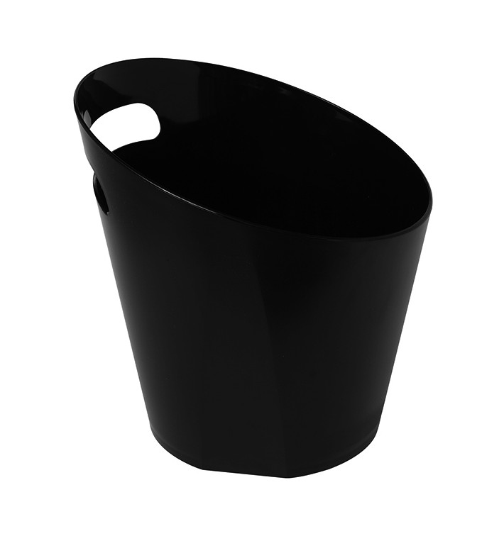 Herbruikbare Ijsemmer PP Zwart voor 7-8 flessen (4 stuks) Herbruikbare Ijsemmer PP Zwart voor 7-8 flessen (4 stuks)