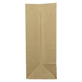 Papieren zak zonder handvat kraft 80g/m² 30+18x43cm (250 stuks)