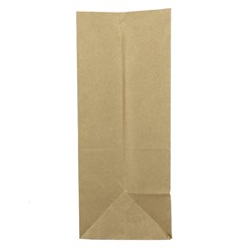 Papieren zak zonder handvat kraft 80g/m² 30+18x43cm (250 stuks)