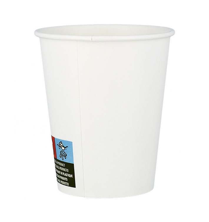Papieren beker wit ECO 7Oz/210ml Ø7cm (1.000 Stuks) Papieren beker wit ECO 7Oz/210ml Ø7cm (1.000 Stuks)