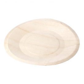 Houten schaal Rond vormig 15,5cm (50 stuks) 