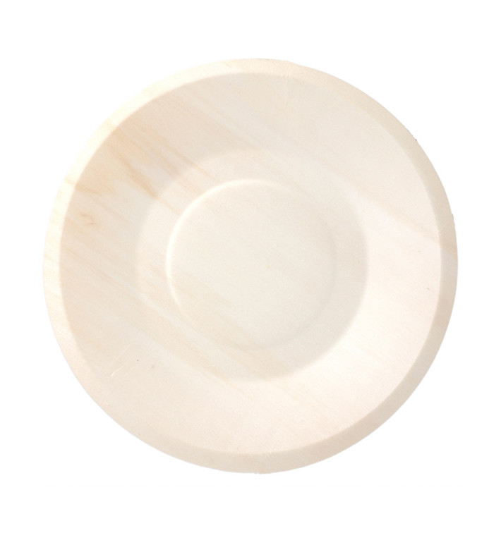 Houten schaal Rond vormig 19cm (50 stuks) Houten schaal Rond vormig 19cm (50 stuks)