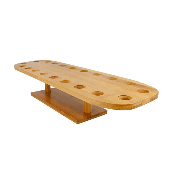 Bamboe Bediening kegel houder 20 slots (1 stuk) Bamboe Bediening kegel houder 20 slots (1 stuk)