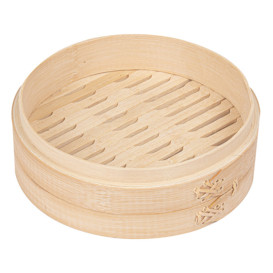 Bamboe stomer "Maxi" Ø20x6cm (4 stuks)