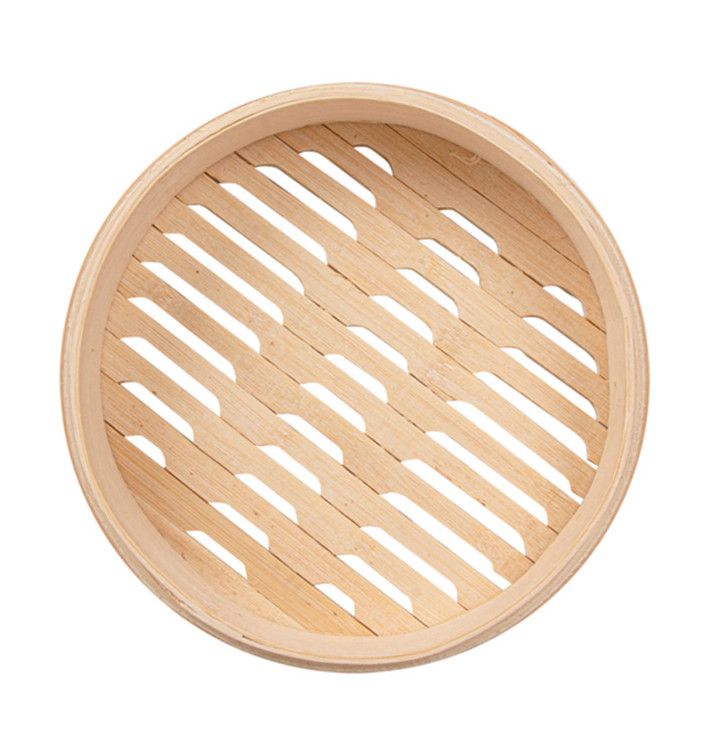 Bamboe stomer "Maxi" Ø20x6cm (4 stuks) Bamboe stomer "Maxi" Ø20x6cm (4 stuks)
