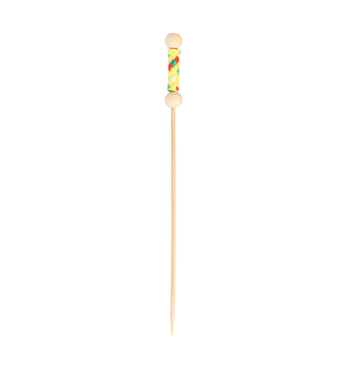 Bamboe vleespennen Naturel Design 12cm (100 stuks) Bamboe vleespennen Naturel Design 12cm (100 stuks)