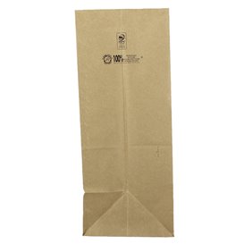 Papieren zak zonder handvat kraft 70g/m² 20+16x40cm (25 stuks)