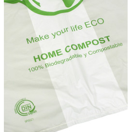 Plastic Hemddraagtassen Bio Home Compost 50x55cm (100 stuks) 