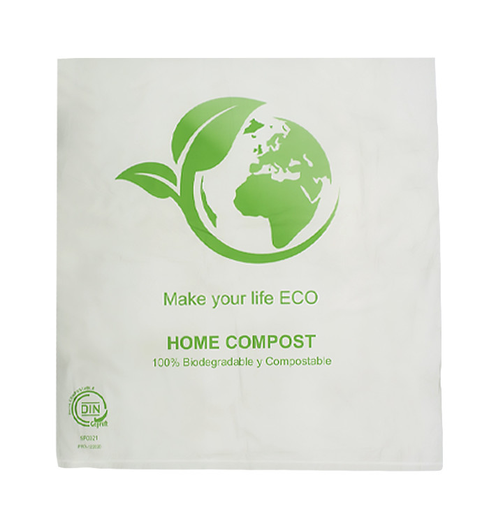 Plastic zak Bio Home Compost 48x52cm (500 stuks) Plastic zak Bio Home Compost 48x52cm (500 stuks)