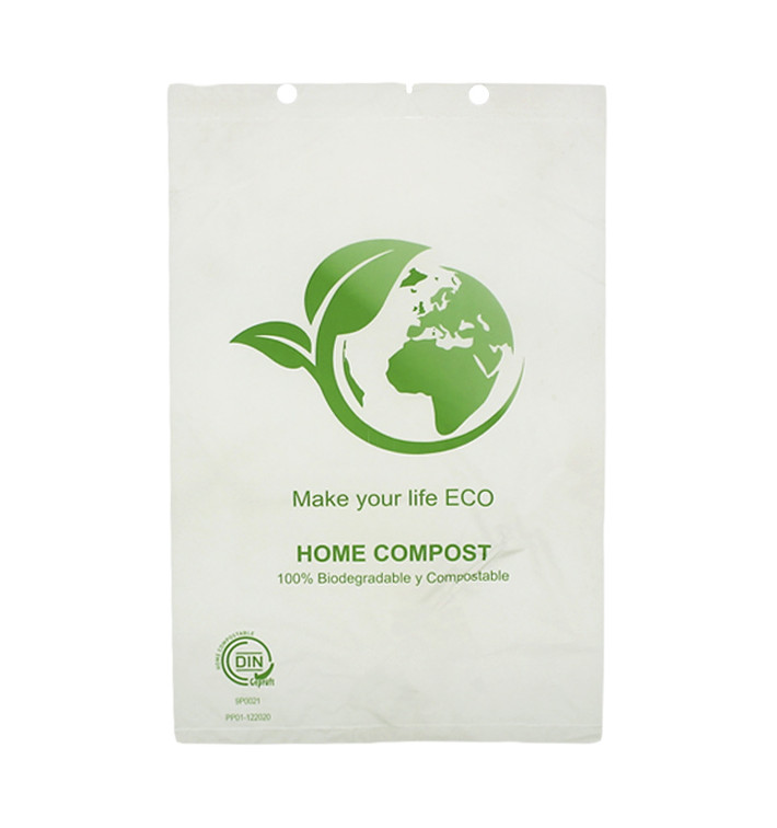 Plastic zak Block Bio Home Compost 23x33,5cm (100 stuks) Plastic zak Block Bio Home Compost 23x33,5cm (100 stuks)