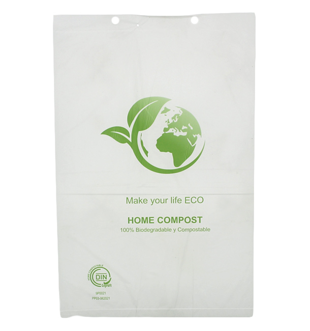 Plastic zak Block Bio Home Compost 25x37cm (100 stuks)