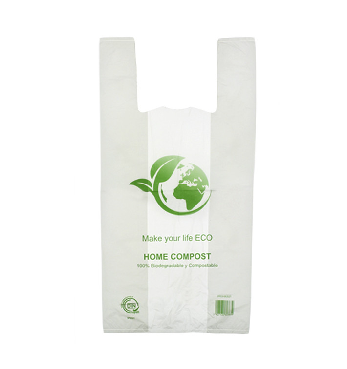 Plastic Hemddraagtassen Bio Home Compost 40x50cm (100 stuks) Plastic Hemddraagtassen Bio Home Compost 40x50cm (100 stuks)