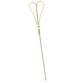 Bamboe vleespennen Hart Design 15cm (10000 stuks)