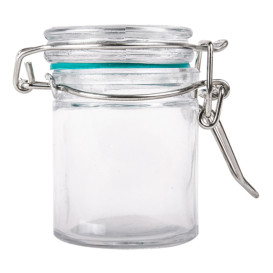 Glazen voorraadpot Luchtdicht 45 ml Ø4,5x6cm (24 stuks)