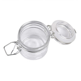 Glazen voorraadpot Luchtdicht 80 ml Ø6x7cm (24 stuks) 