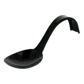 Proeving lepel PS Gebogen zwart 13 cm (50 stuks) 