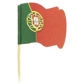 Poftugal vlag vleespennen 6,5cm (144 stuks) 