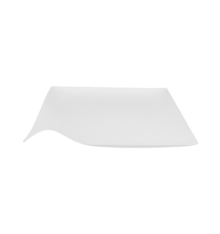 Suikerriet bord Wasara Biologisch afbreekbaar "Kaku" XL 24,6x24,6x6 cm (100 stuks) Suikerriet bord Wasara Biologisch afbreekbaar "Kaku" XL 24,6x24,6x6 cm (100 stuks)