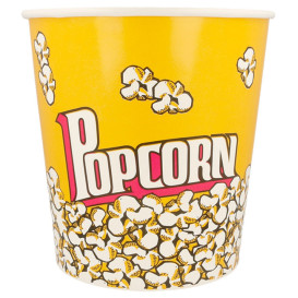 Papieren Popcorn doosje 3900ml 18,1x14,2x19,4cm (300 stuks)